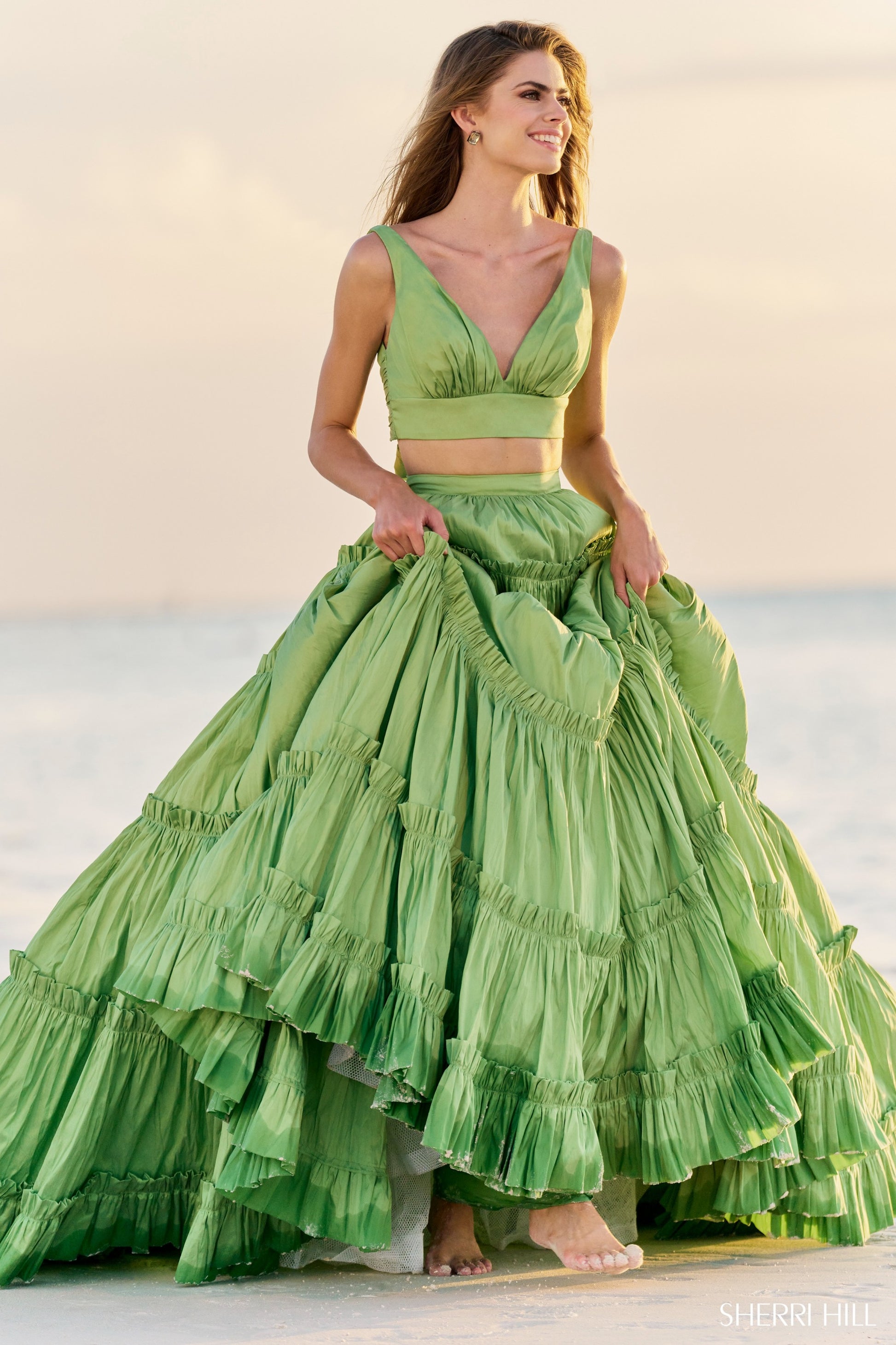 Shop Sherri Hill 56125 V-Neck Neckline Ball Gowns Two Piece Taffeta Fabric Long Dress Evening Gown Prom Dress Sherri Hill 2024 Fuchsia / 0 Shop Sherri Hill 56125 V-Neck Neckline Ball Gowns Two Piece Taffeta Fabric Long Dress Evening Gown Prom Dress Sherri Hill 2024 Fuchsia / 0