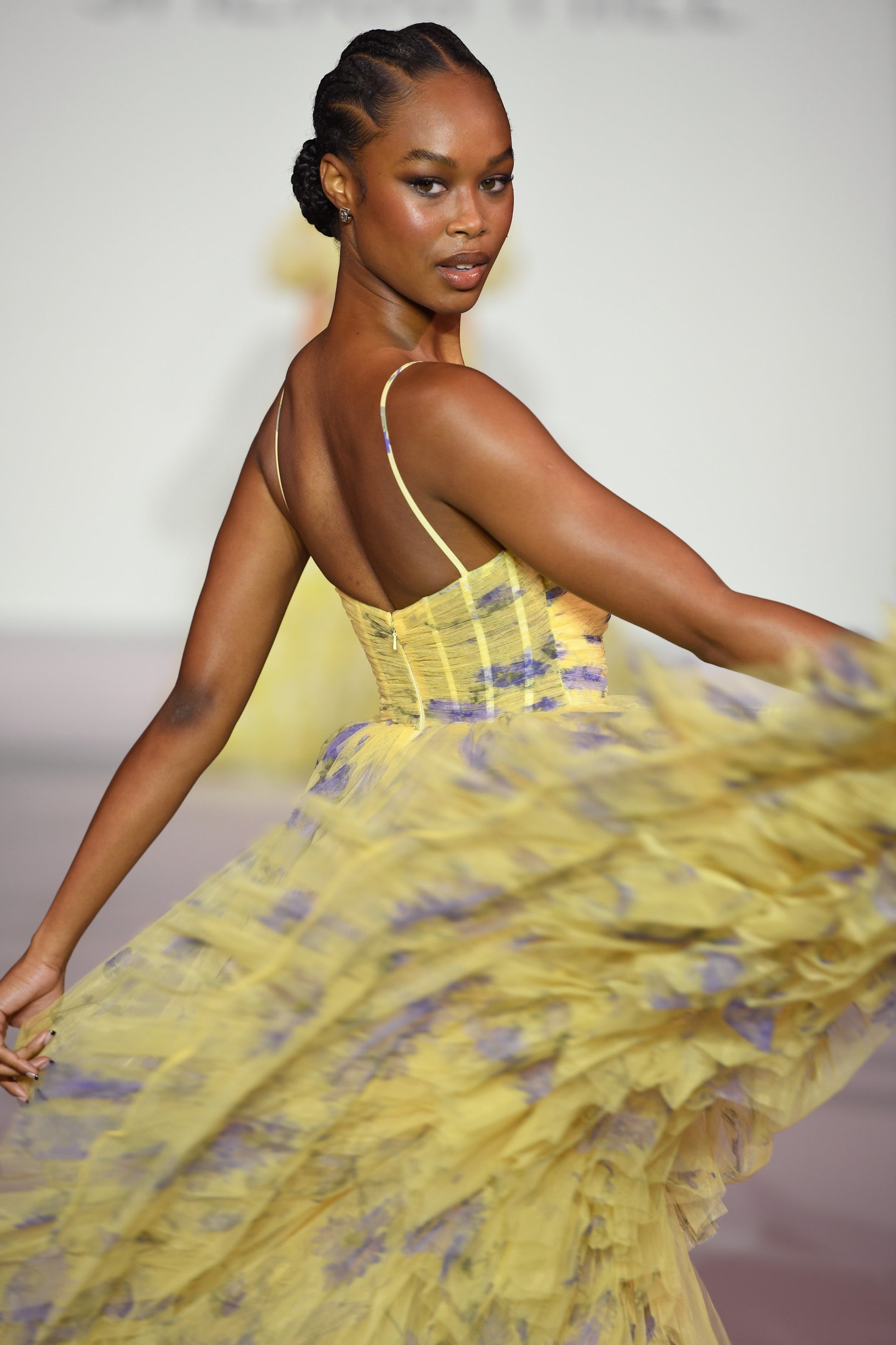 Shop Sherri Hill 56279 Halter Neckline A-Line Tulle Fabric Long