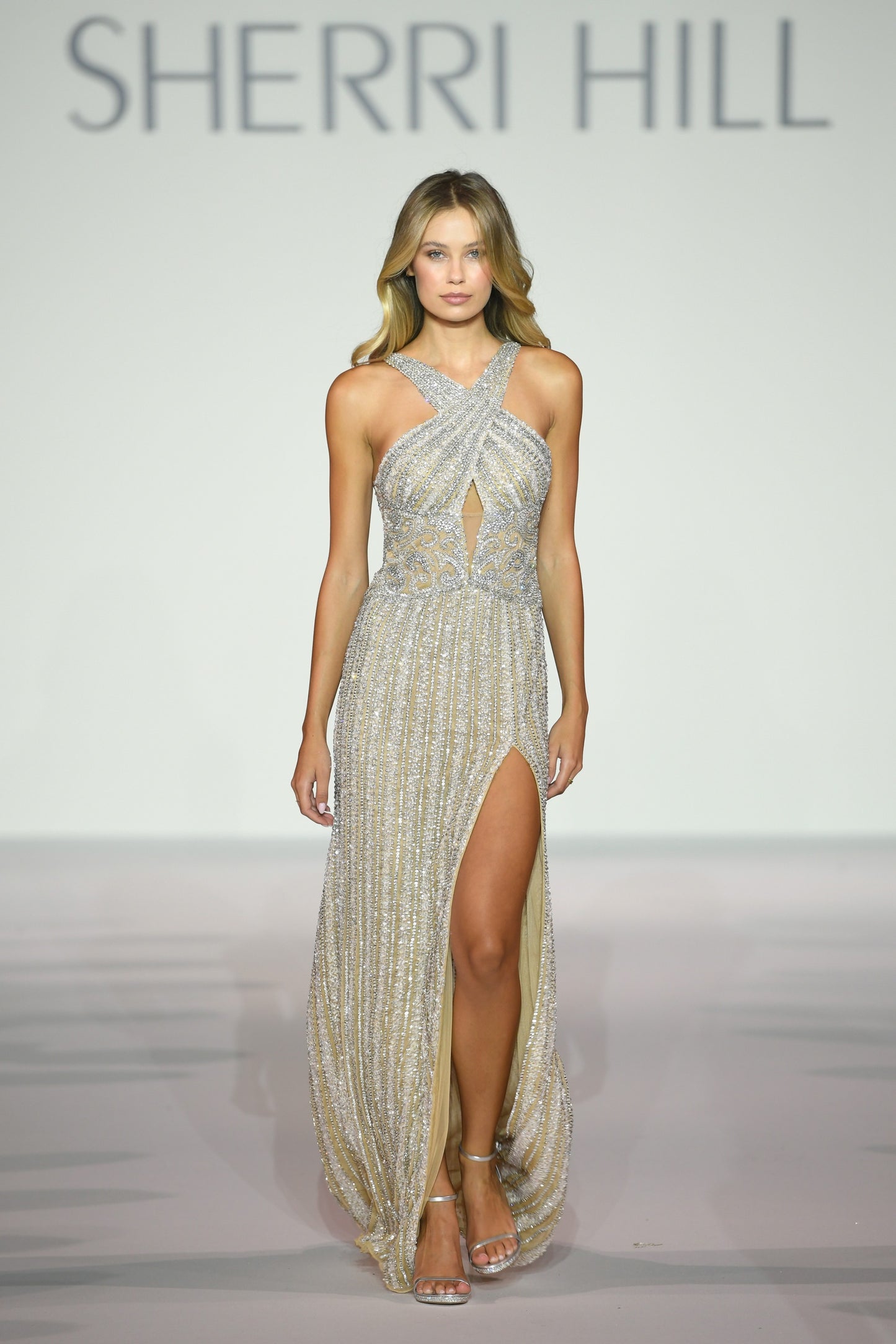 Sherri-Hill-56386-High-Neckline-Column-Fitted-Beaded-Fabric-Nude-Silver-Long-Dress-Evening-Gown-Prom-Dress-Sherri-Hill-2024