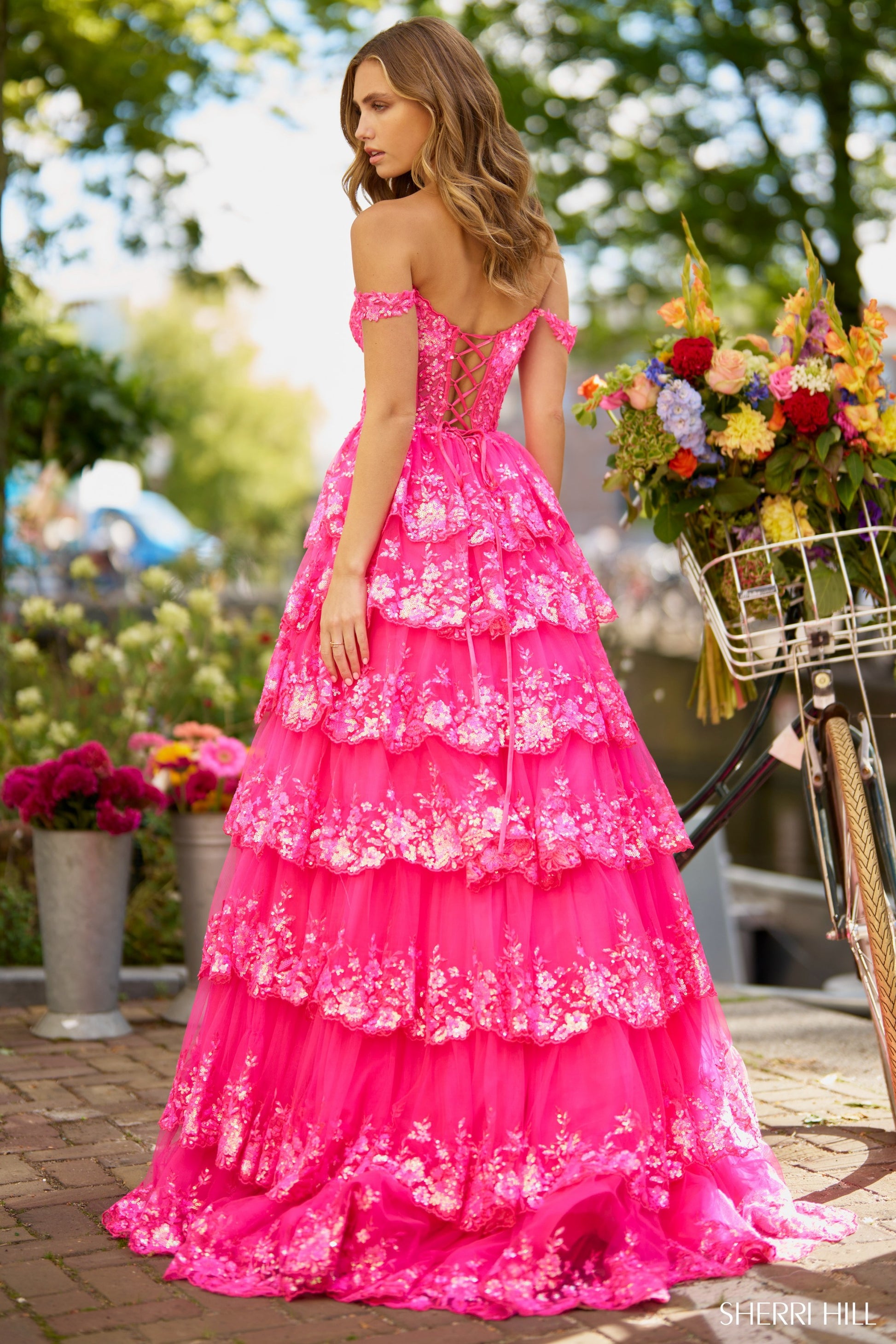 Shop Sherri Hill 56196 Sweetheart Neckline Ball Gowns Sequin Tulle/Lace Fabric Long Dress Evening Gown Prom Dress Sherri Hill 2024 B Chic Fashions Shop Sherri Hill 56196 Sweetheart Neckline Ball Gowns Sequin Tulle/Lace Fabric Long Dress Evening Gown Prom Dress Sherri Hill 2024 B Chic Fashions