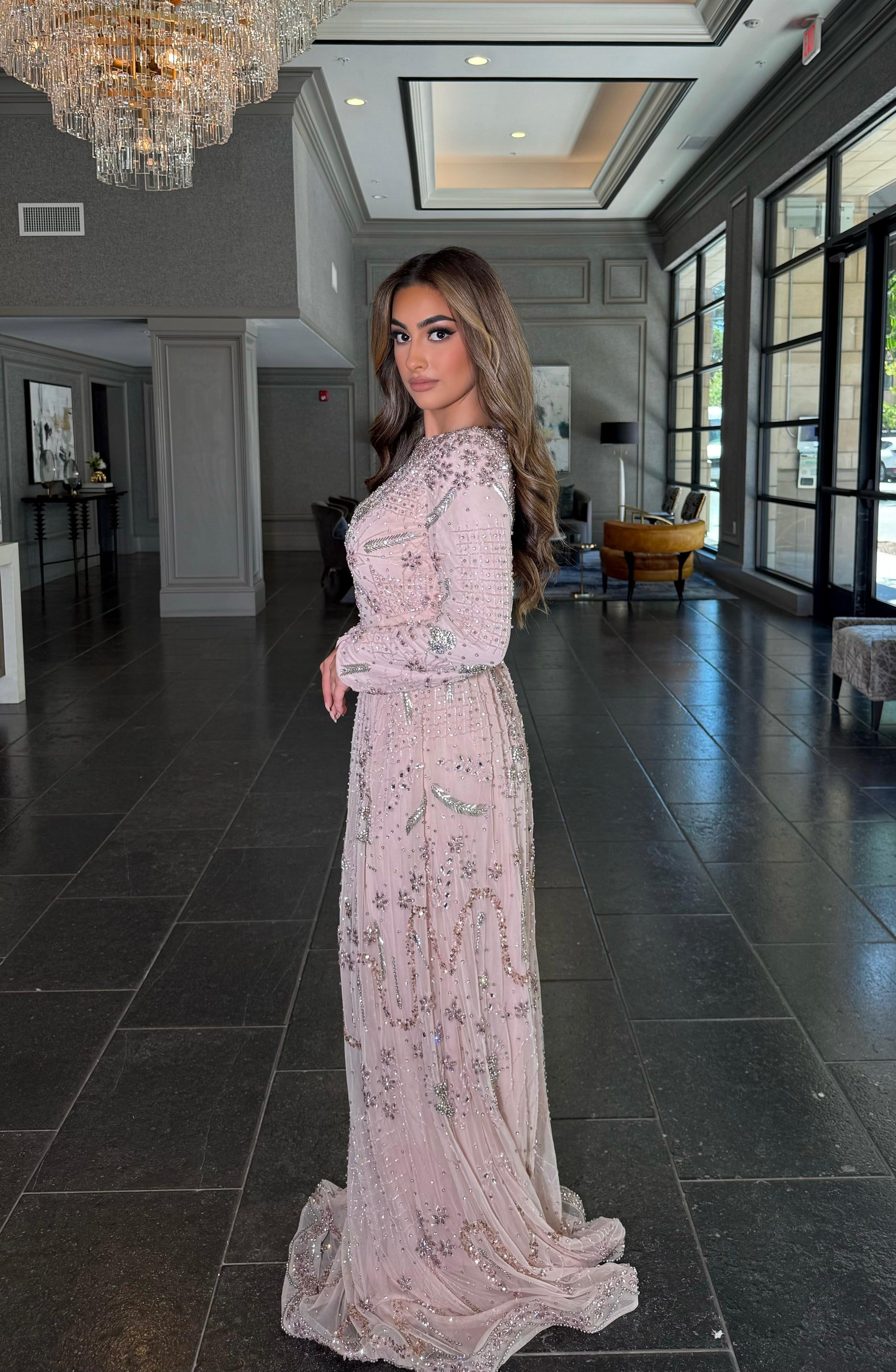 soraya pink dress Light Pink / L USA