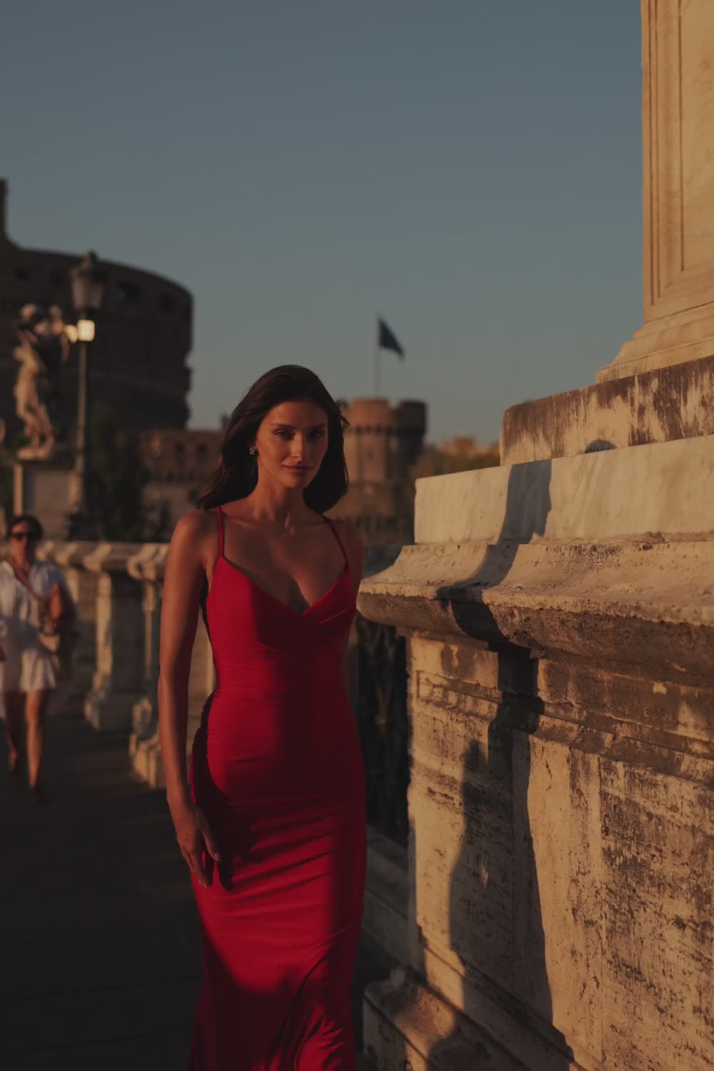 La-Femme-31618-V-Neck-Neckline-Criss-Cross-Back-Plain-Jersey-Column-Fitted-Red-Evening-Dress-B-Chic-Fashions-Prom-Dress