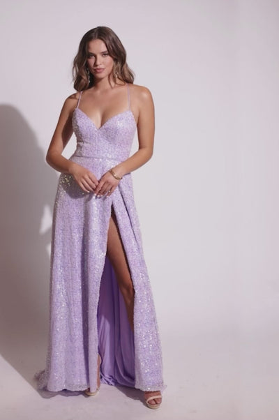 Lucci-Lu-1253-V-Neck-Neckline-Criss-Cross-Back-High-Slit-Sequins-A-Line-Lilac-Evening-Dress-B-Chic-Fashions-Prom-Dress