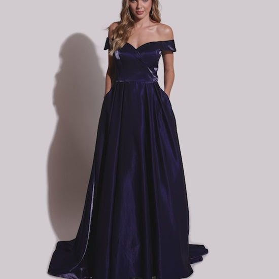 Lucci-Lu-28063-Sweetheart-Neckline-Zipper-Back-Sweep-Train-Satin-A-Line-Navy-Evening-Dress-B-Chic-Fashions-Prom-Dress