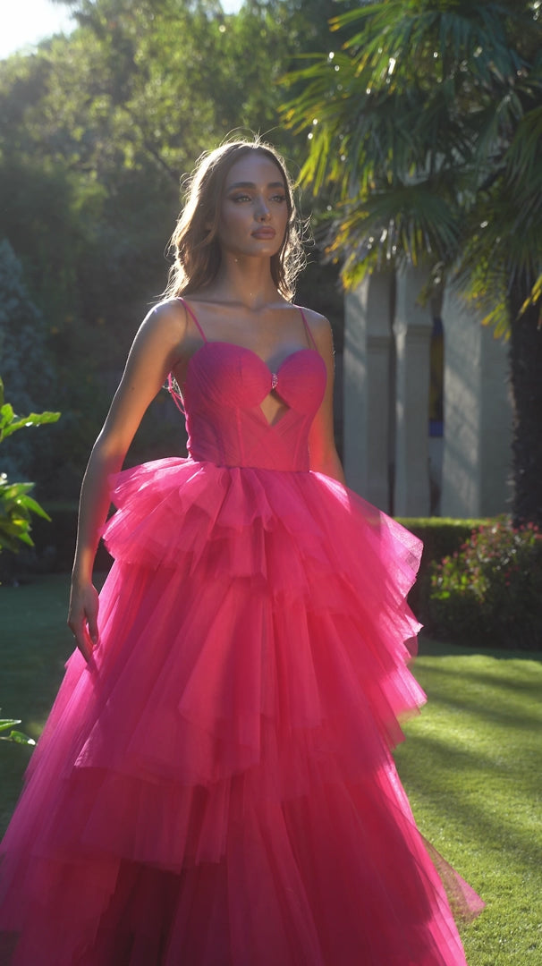 Andrea-and-Leo-A1238-Sweetheart-Neckline-Midrise-Back-Sweep-Train-Tulle-A-Line-Azalea-Pink-Evening-Dress-B-Chic-Fashion-Prom