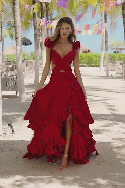 Sherri-Hill-56057-V-Neck-Neckline-A-Line-Taffeta-Fabric-Red-Long-Dress-Evening-Gown-Prom-Dress-Sherri-Hill-2024