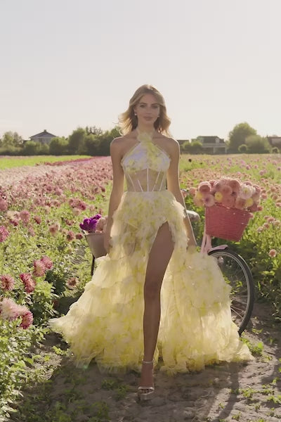 Sherri-Hill-56382-High-Neckline-A-Line-Tulle-Fabric-Yellow-Rose-Long-Dress-Evening-Gown-Prom-Dress-Sherri-Hill-2024