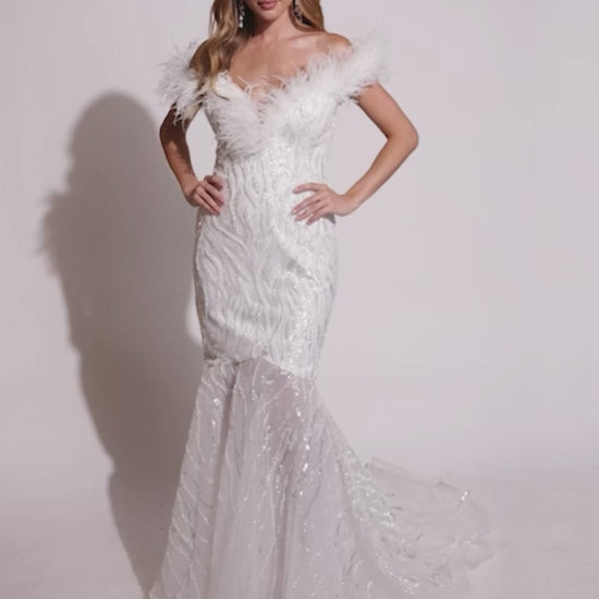 Lucci-Lu-C8051-Sweetheart-Neckline-Open-Back-Sweep-Train-Beaded-Tulle-Mermaid-White-Evening-Dress-B-Chic-Fashions-Prom-Dress