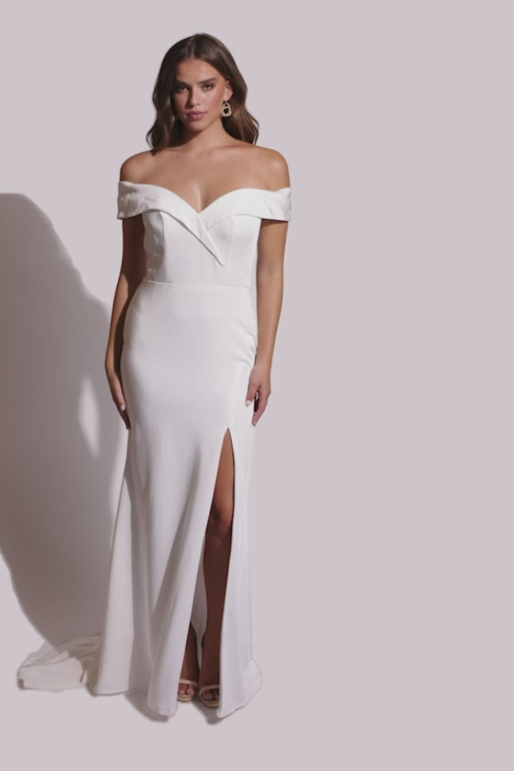 Lucci-Lu-8262-Sweetheart-Neckline-Zipper-Back-HighSlit-Stretch-Crepe-Fit-N-Flare-White-Evening-Dress-B-Chic-Fashions-Prom-Dress