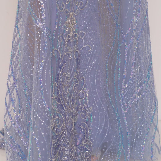 Lucci-Lu-C8119-Deep-V-Neckline-Open-Back-Sweep-Train-Embroidered-Tulle-Feathers-Fit-N-Flare-Periwinkle-Evening-Dress-B-Chic-Fashions-Prom-Dress