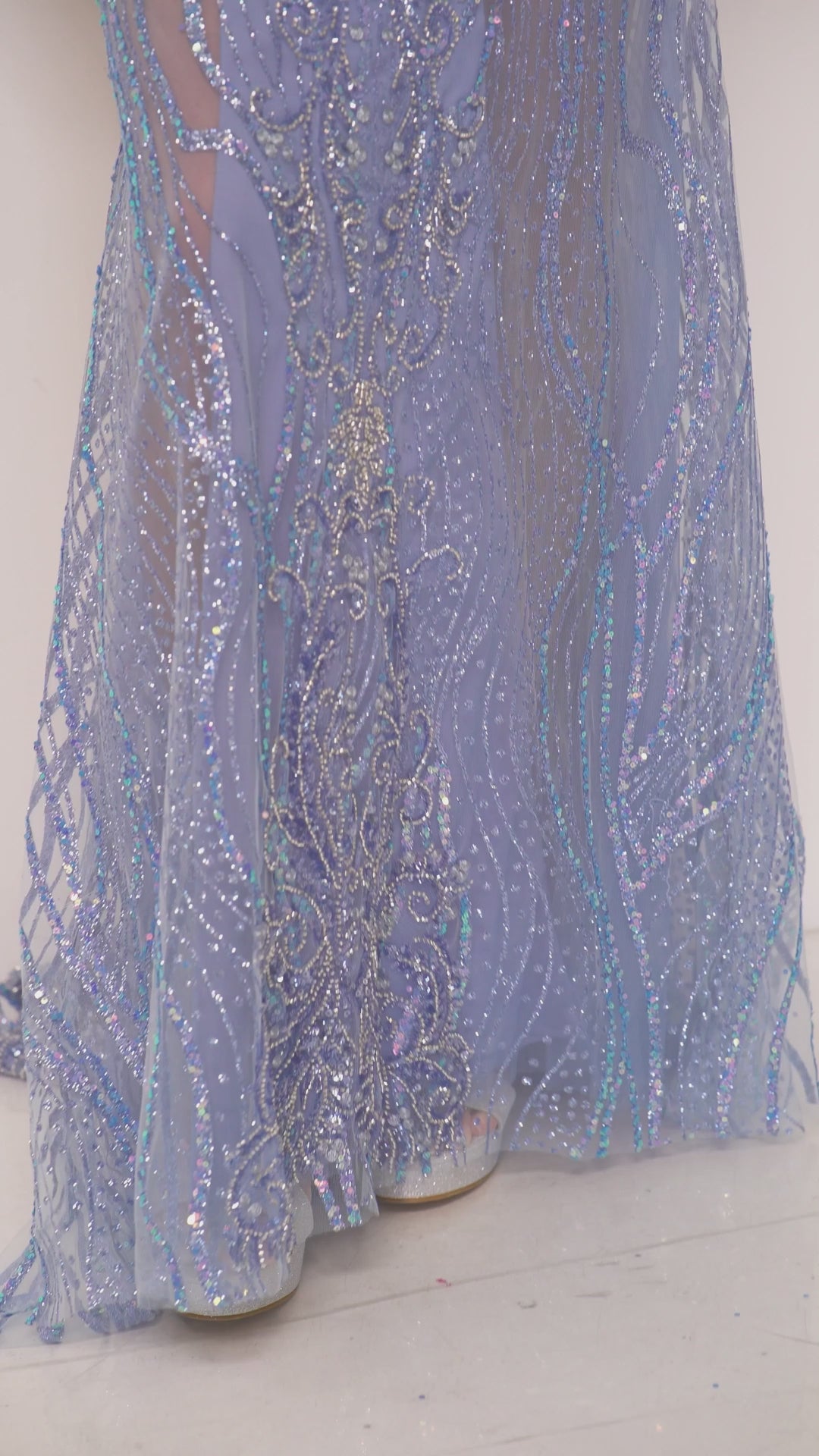 Lucci-Lu-C8119-Deep-V-Neckline-Open-Back-Sweep-Train-Embroidered-Tulle-Feathers-Fit-N-Flare-Periwinkle-Evening-Dress-B-Chic-Fashions-Prom-Dress