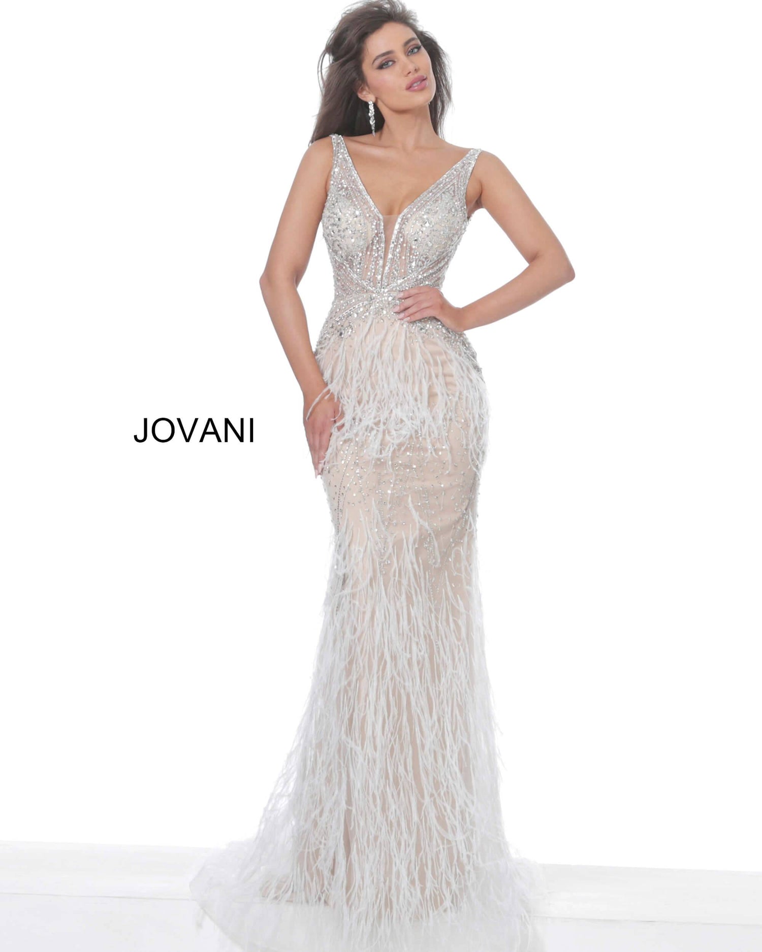 Jovani 03023 B Chic Fashions Long Dress Evening Gowns
