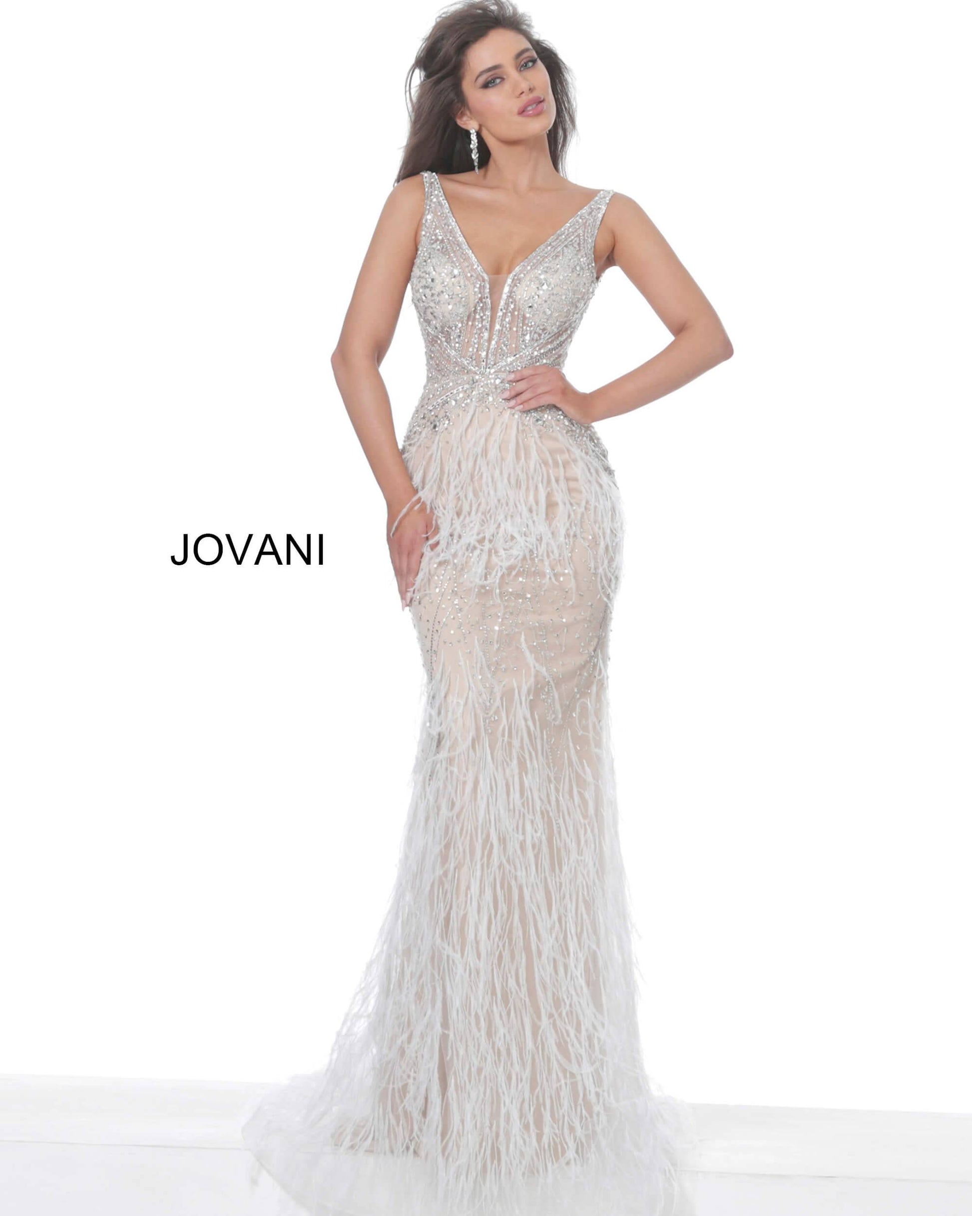Jovani 03023 B Chic Fashions Long Dress Evening Gowns