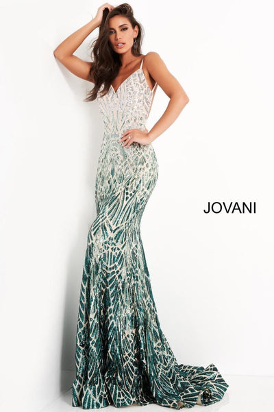 Jovani 06450 B Chic Fashions Long Dress Evening Gowns