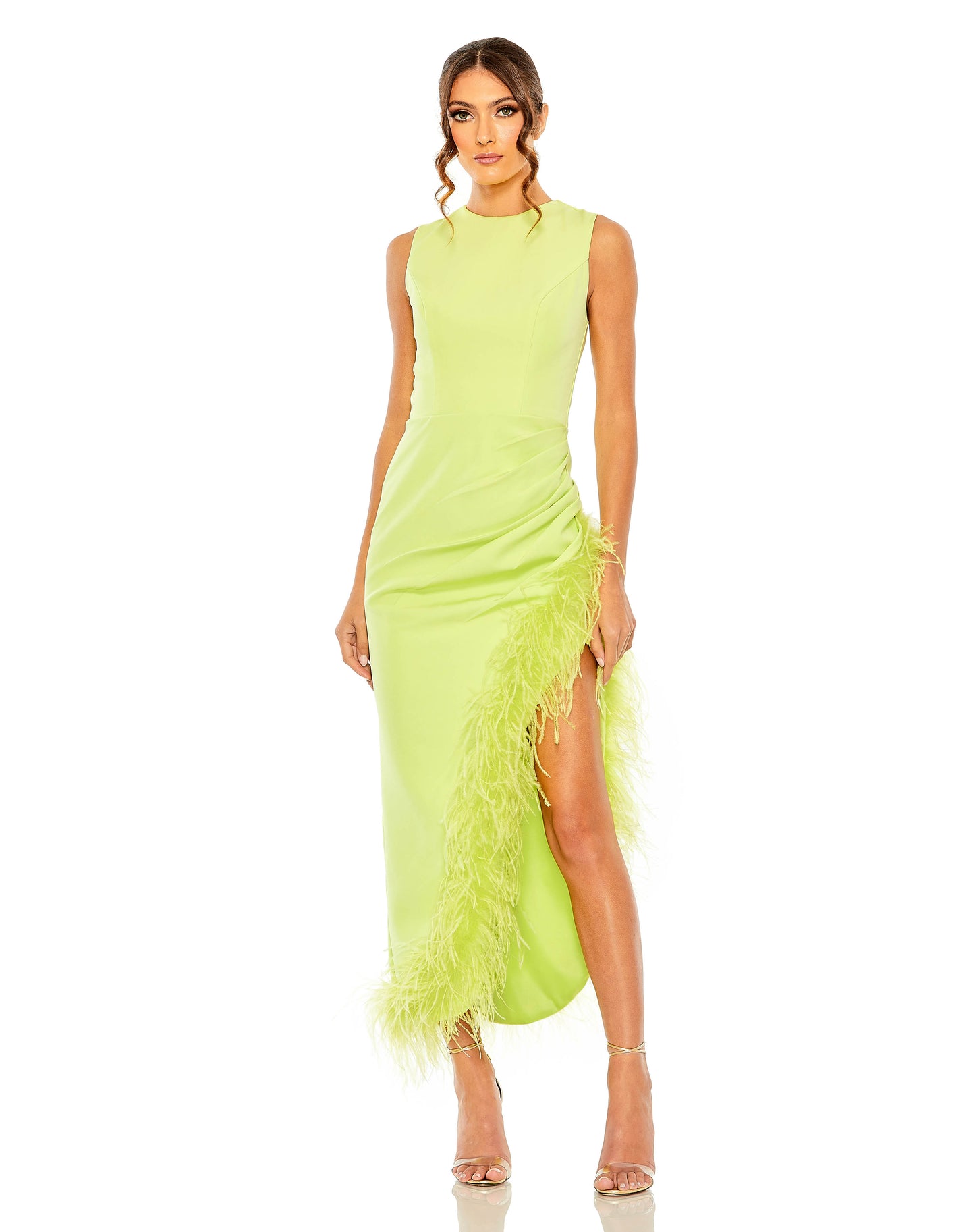 Mac Duggal 11626 B Chic Fashions Midi Dress Evening Gowns