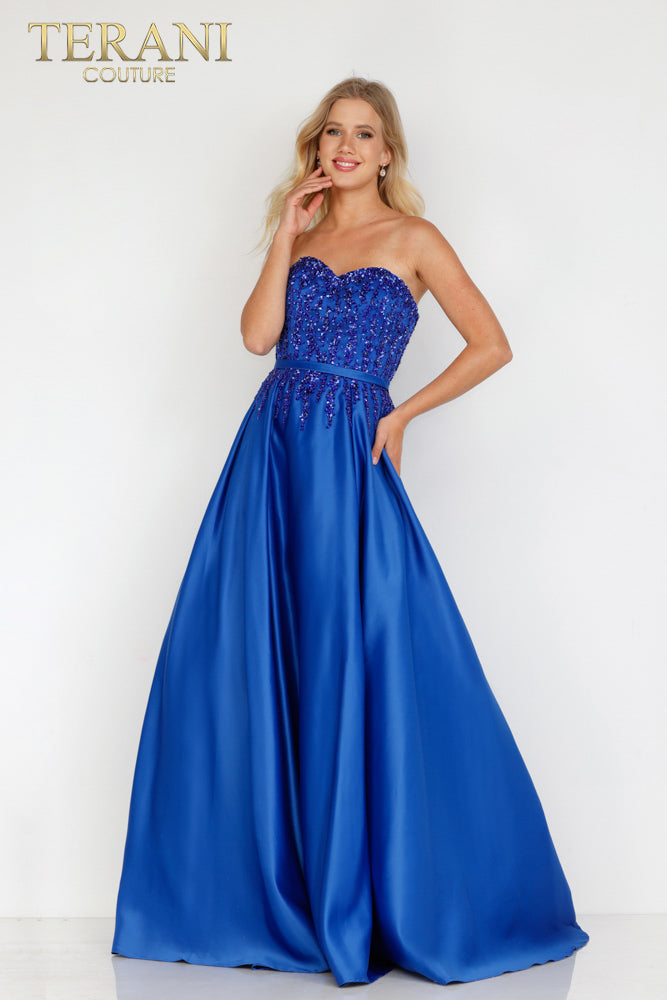 Terani Couture 231P0012 B Chic Fashions Long Dress Evening Gowns