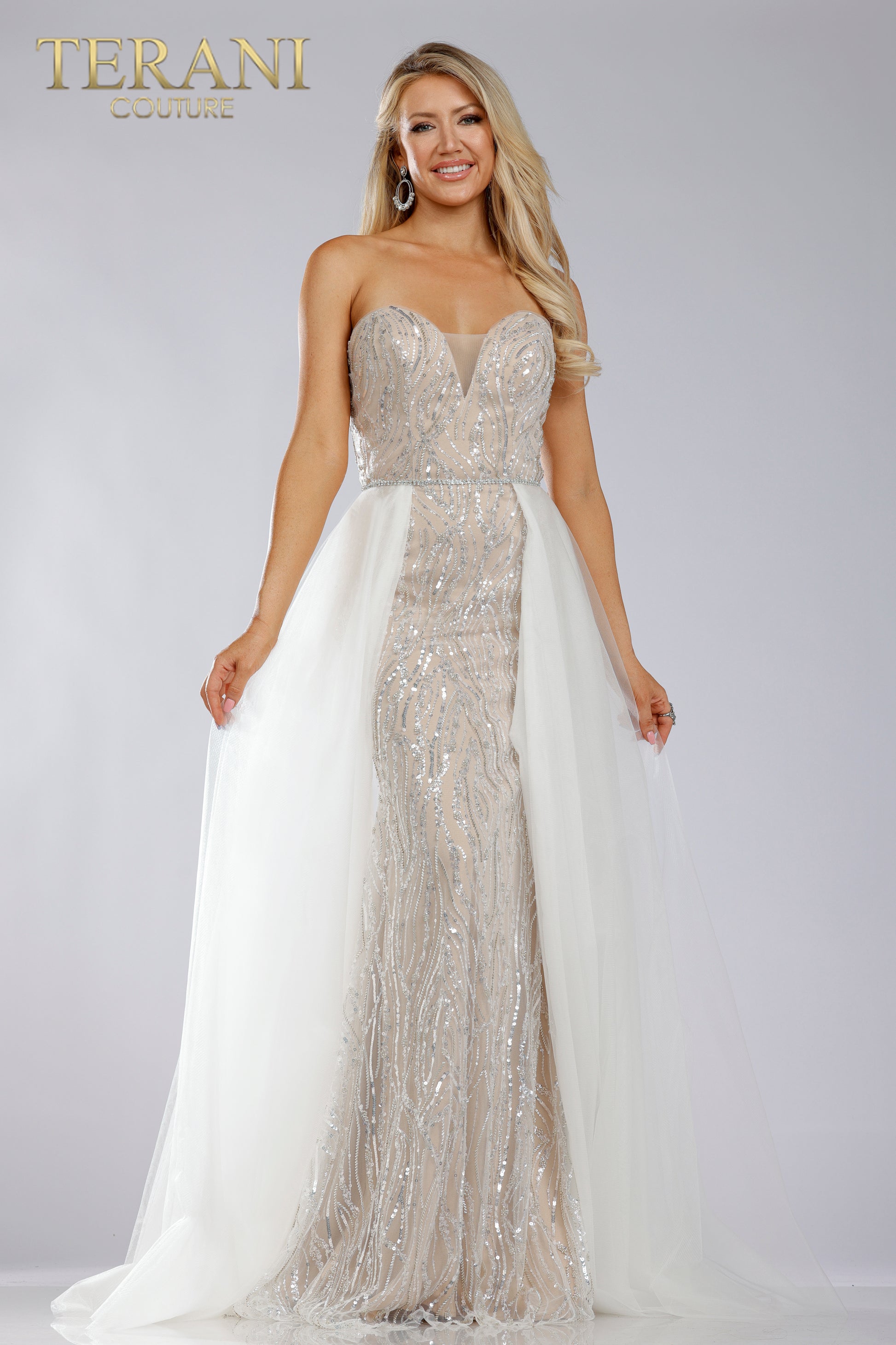 Terani Couture 231P0029 B Chic Fashions Long Dress Evening Gowns