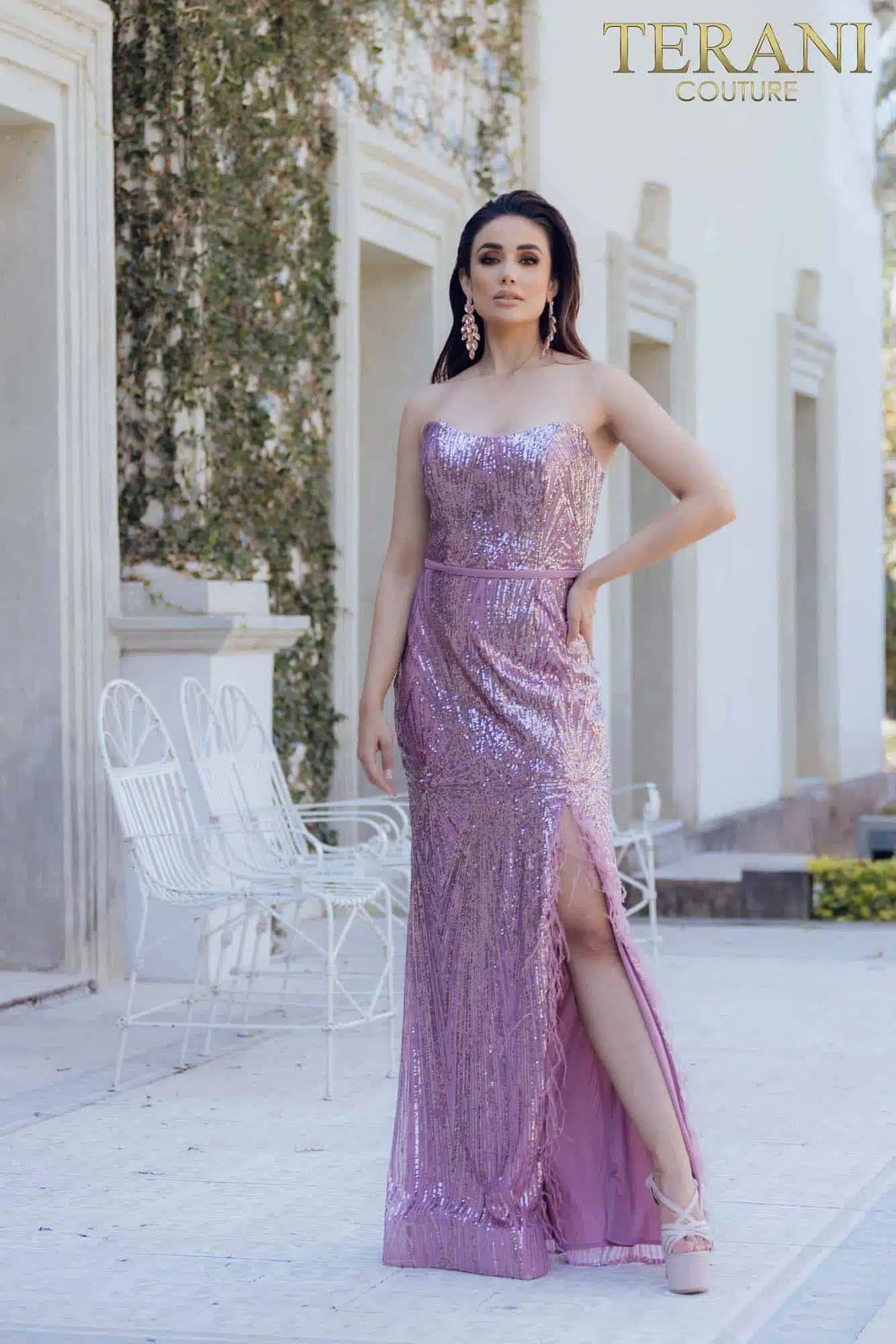 Terani Couture 231P0030 B Chic Fashions Long Dress Evening Gowns