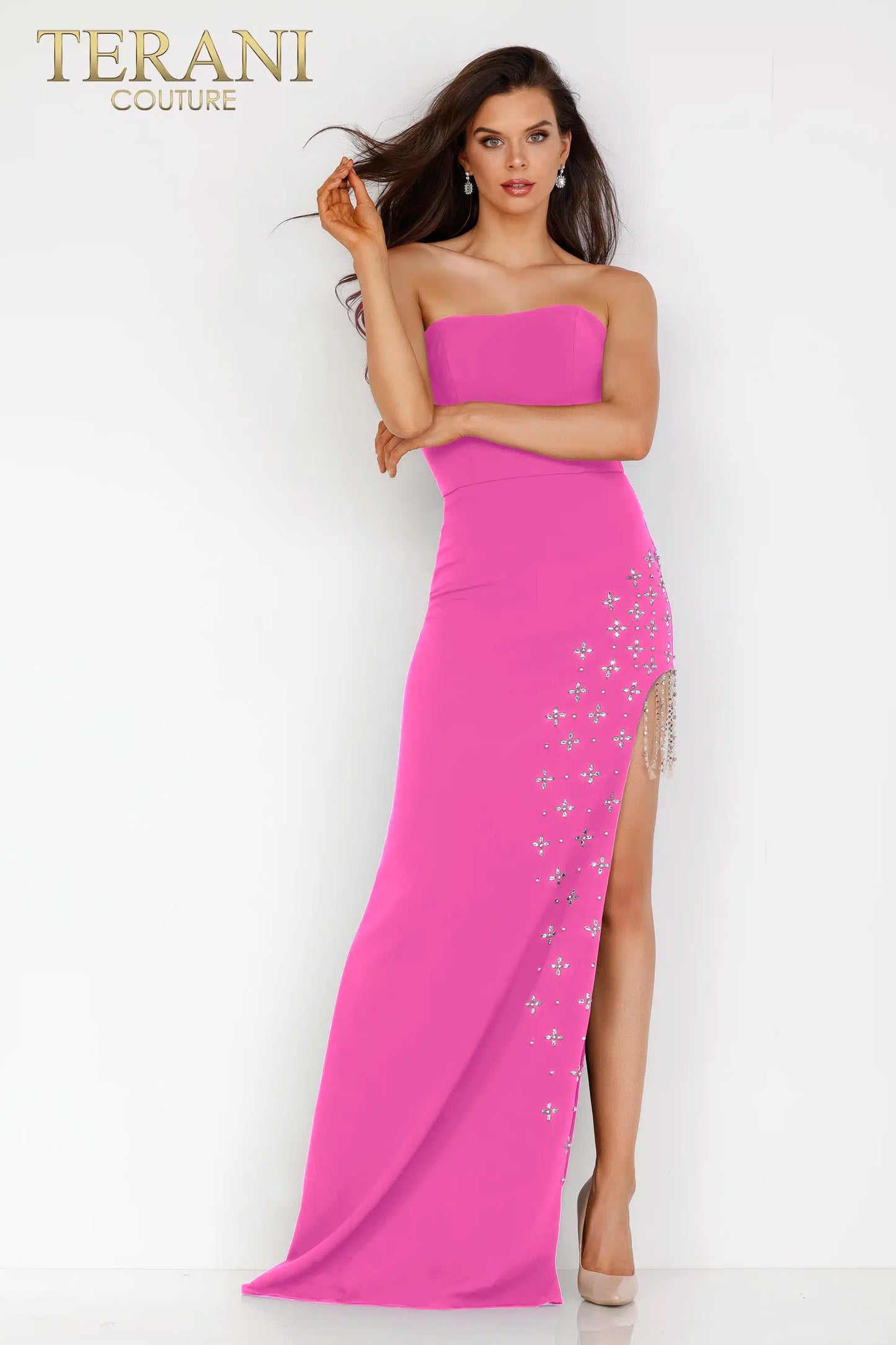 Terani Couture 231P0031 B Chic Fashions Long Dress Evening Gowns