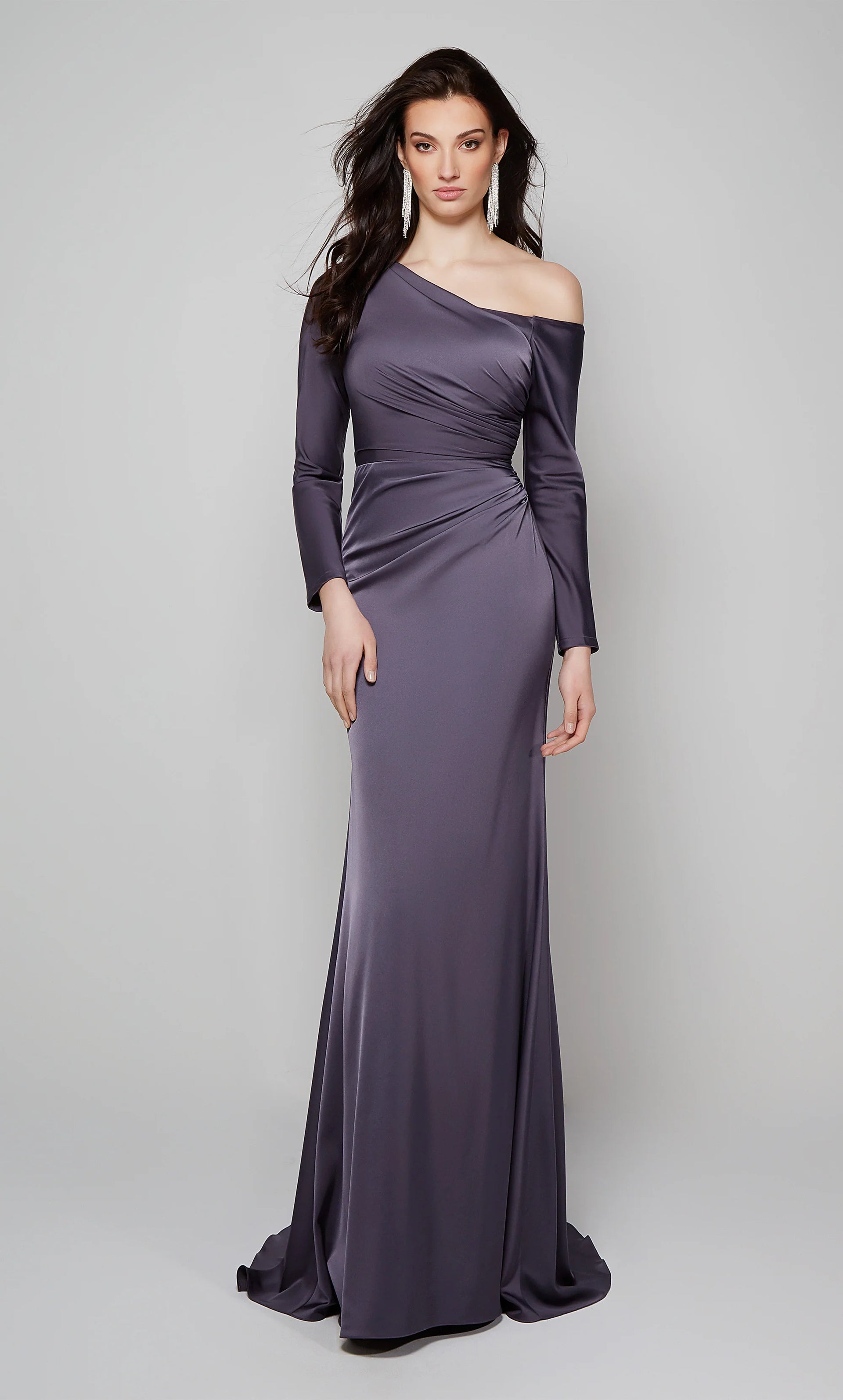 graphite bridesmaid dresses Bella and Bloom Boutique main image 0