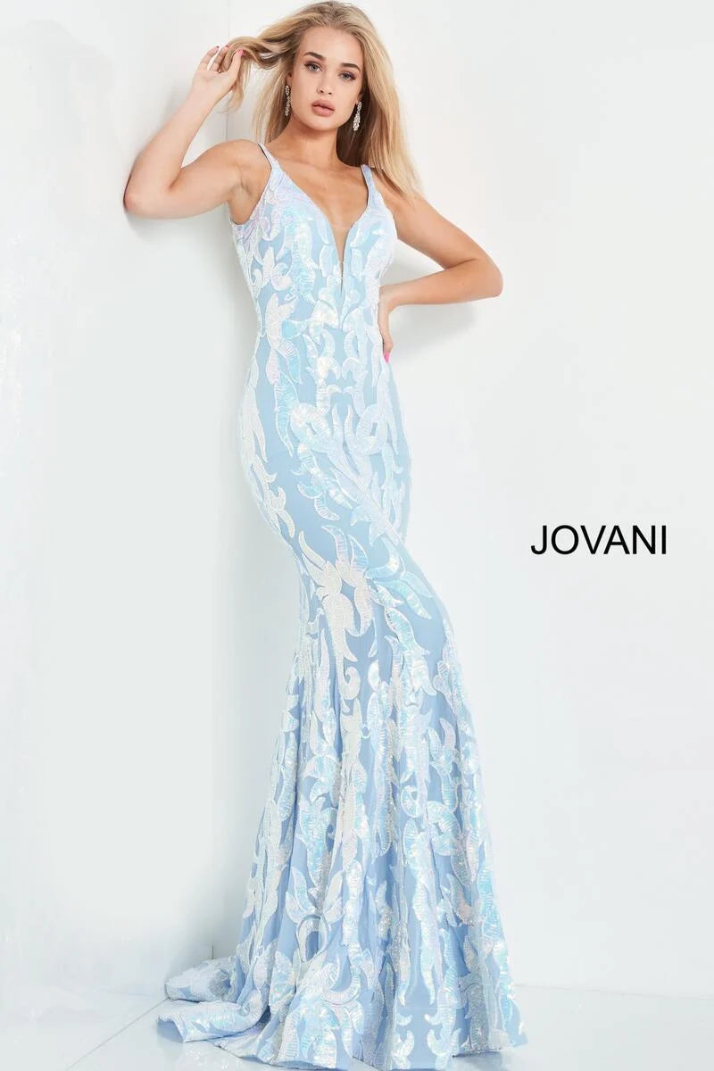 Jovani 3263 B Chic Fashions Long Dress Evening Gowns