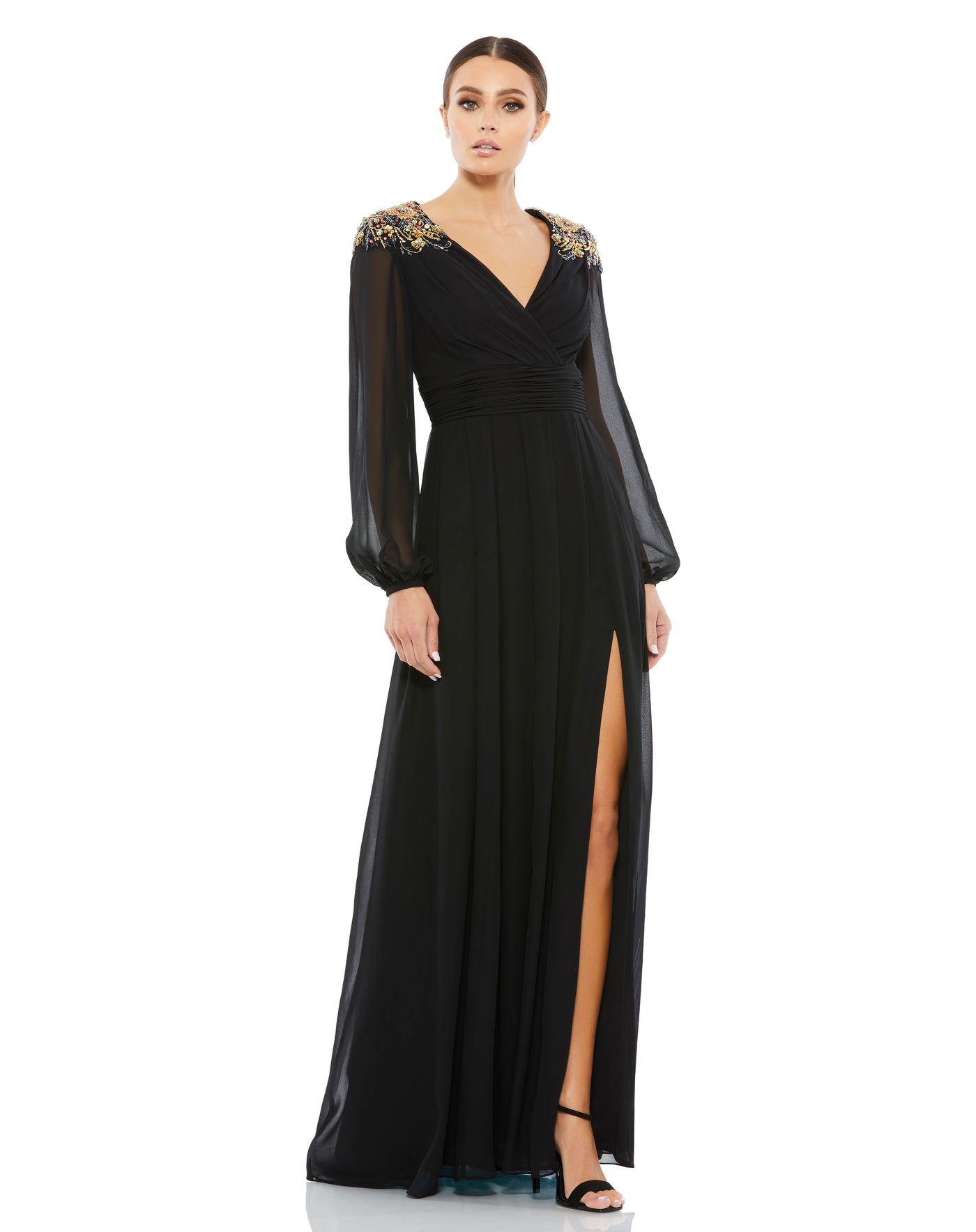 Mac Duggal 55694 B Chic Fashions Long Dress Evening Gowns