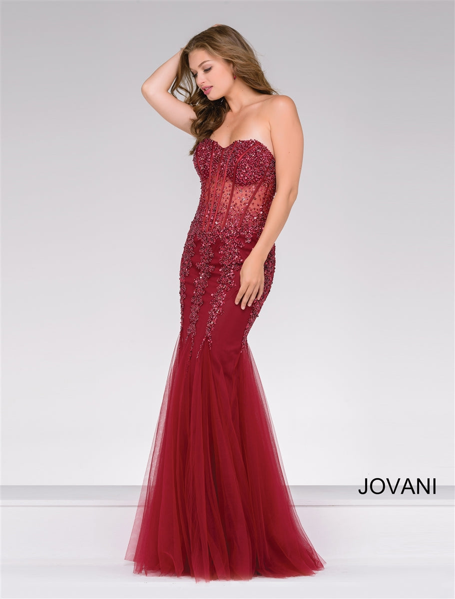 Jovani 5908 B Chic Fashions Long Dress Evening Gowns