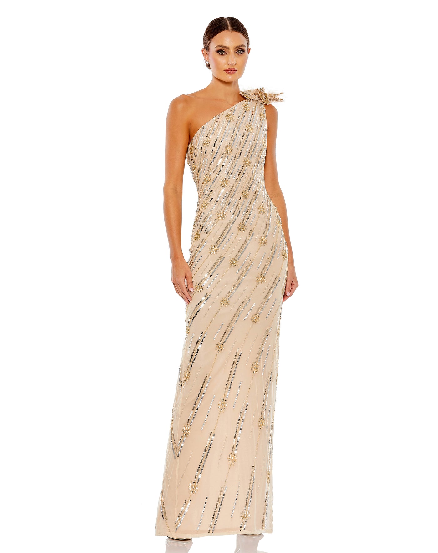 Mac Duggal 93739 B Chic Fashions Long Dress Evening Gowns
