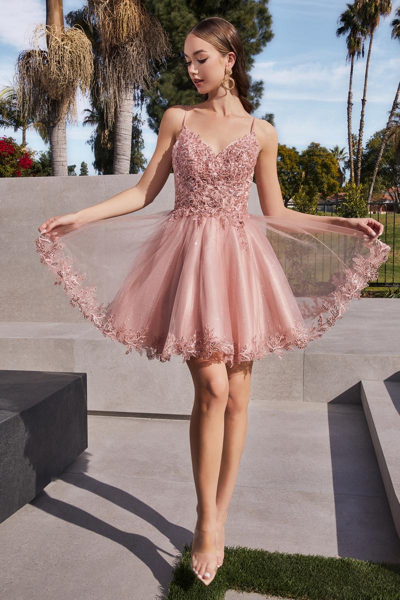 Cinderella Divine CD0213 B Chic Fashions Short Dress Evening Gowns