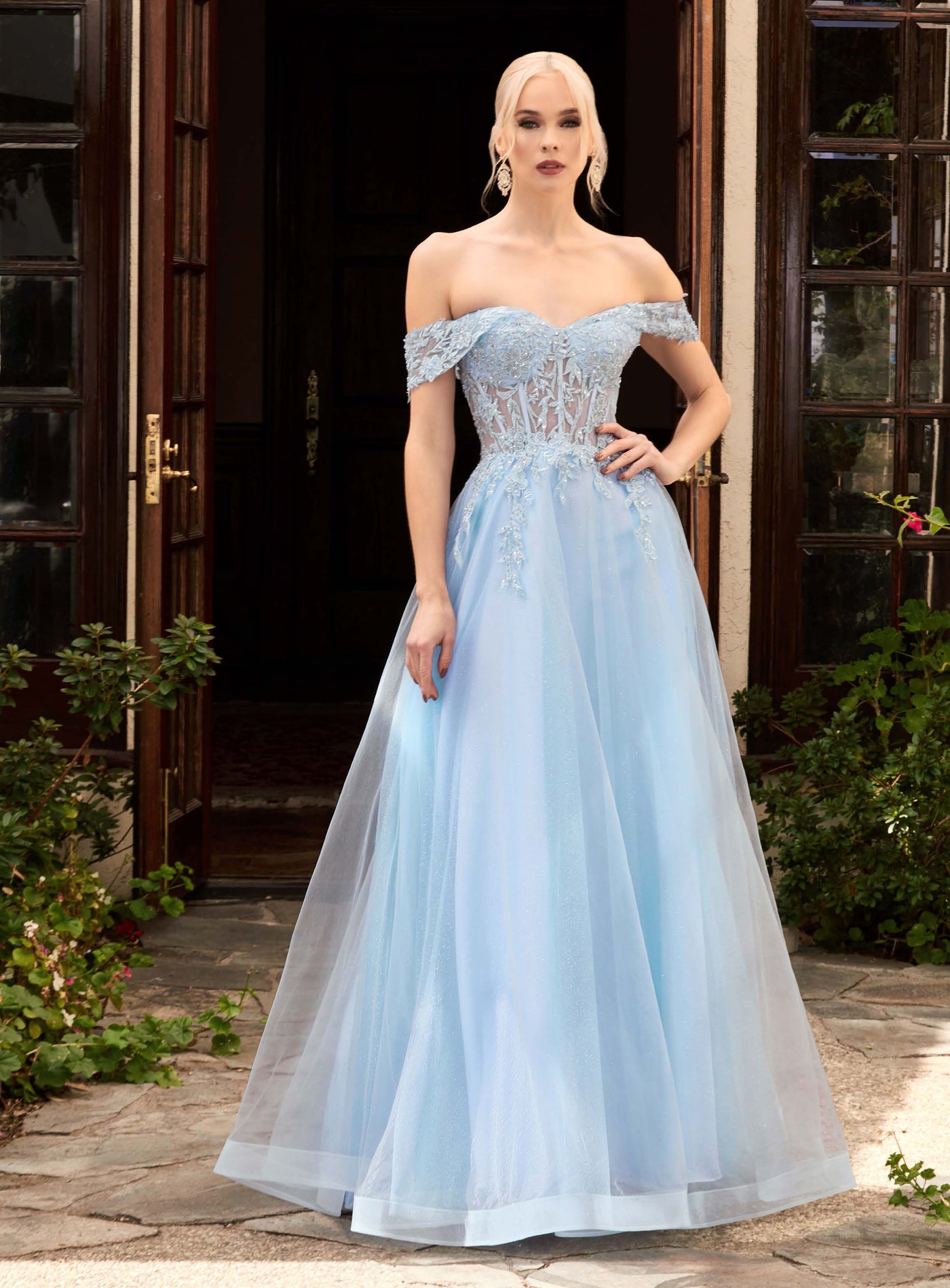 Cinderella Divine CD961 B Chic Fashions Long Dress Evening Gowns