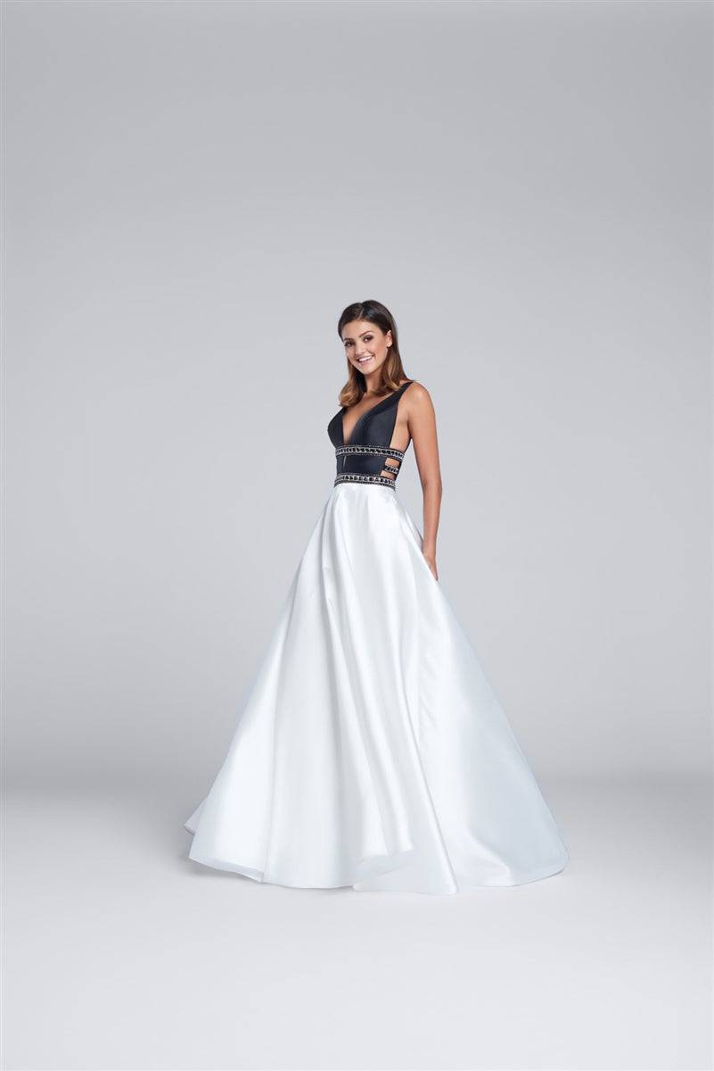 Ellie Wilde EW117144 (Only Black/White Size 0 FINAL SALE)