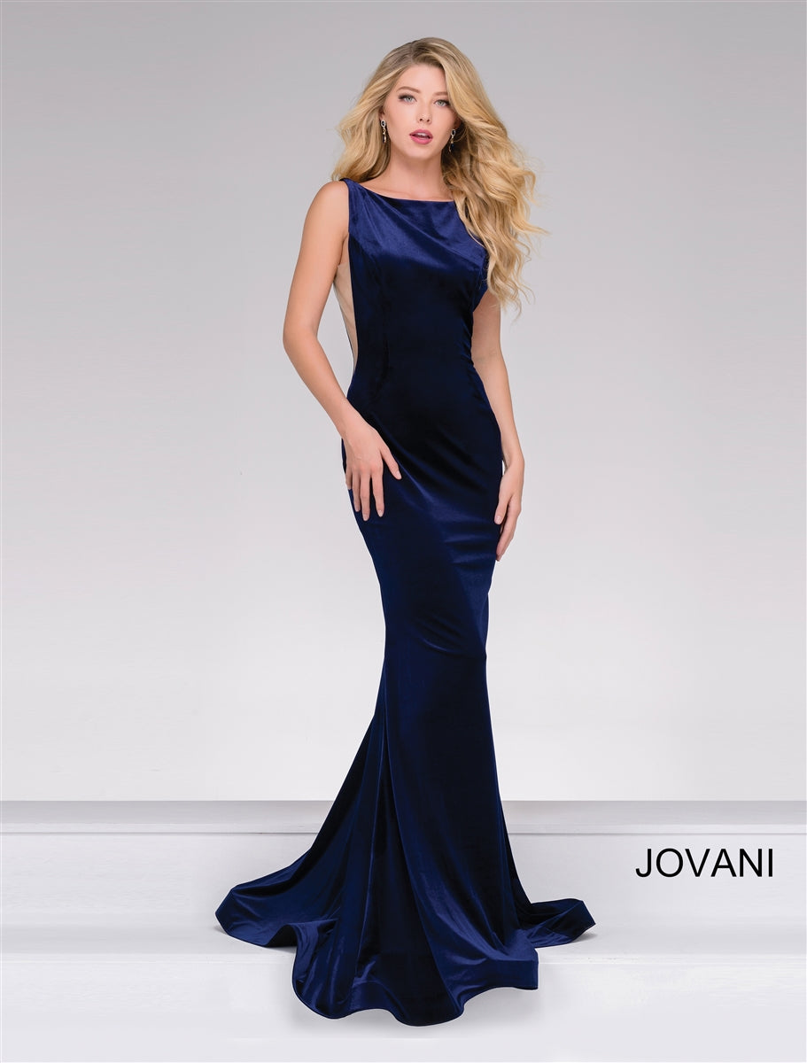 Jovani 46060 (ONLY SIZE 2 NAVY Final Sale)