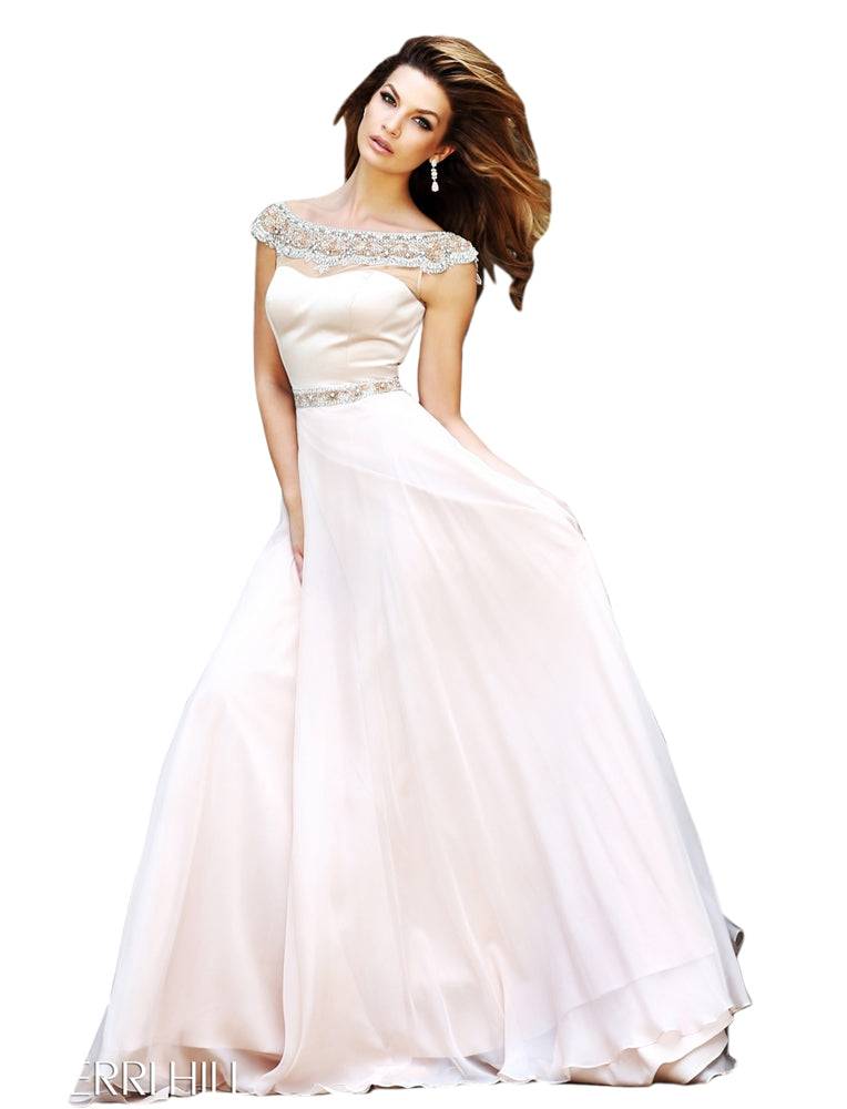 Sherri Hill 32220 (ONLY SIZE 6 IVORY FINAL SALE) - B Chic Fashions