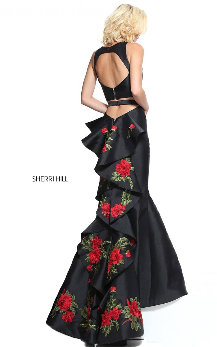 Sherri Hill 51027 (ONLY Black SIZE 2 FINAL SALE) - B Chic Fashions