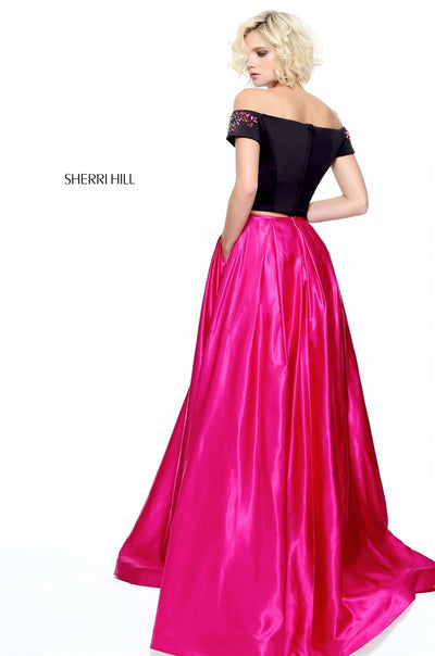 Sherri Hill 51101 (ONLY BLACK/RED Size 6)