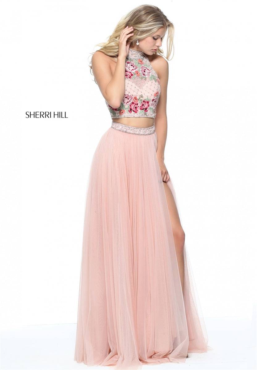 Sherri Hill 51121 (ONLY SIZE 6 BLUSH) - B Chic Fashions