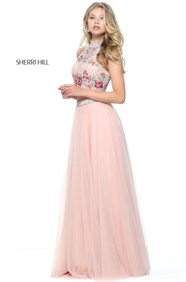 Sherri Hill 51121 (ONLY SIZE 6 BLUSH) - B Chic Fashions