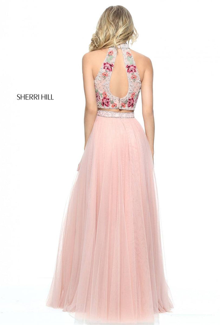 Sherri Hill 51121 (ONLY SIZE 6 BLUSH) - B Chic Fashions