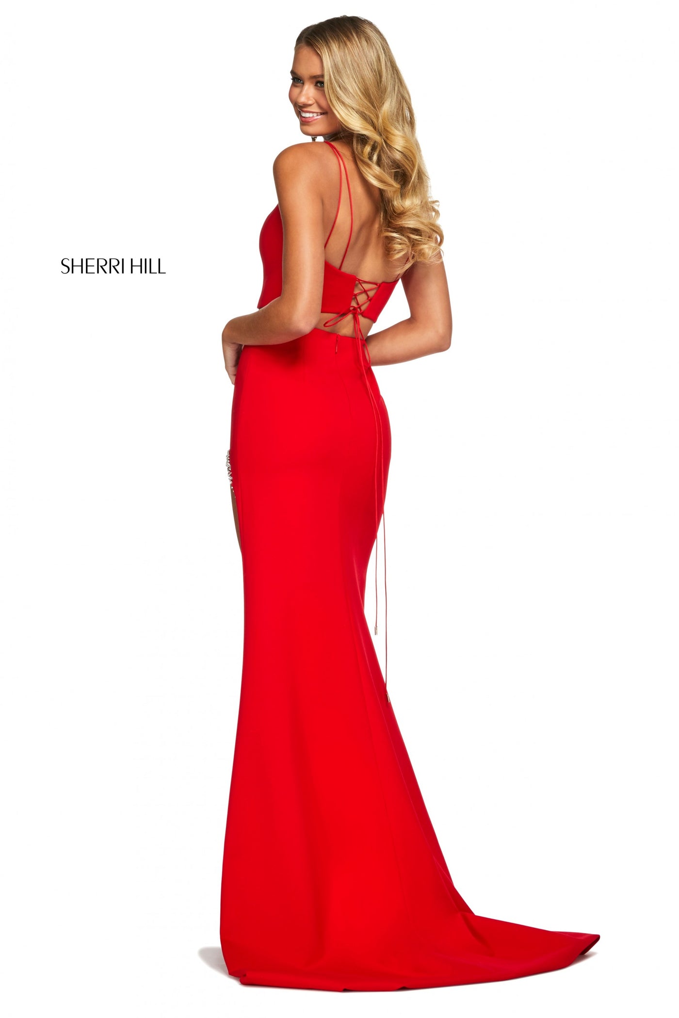 Sherri Hill 53602 (Only Size 2 Red Final SALE)