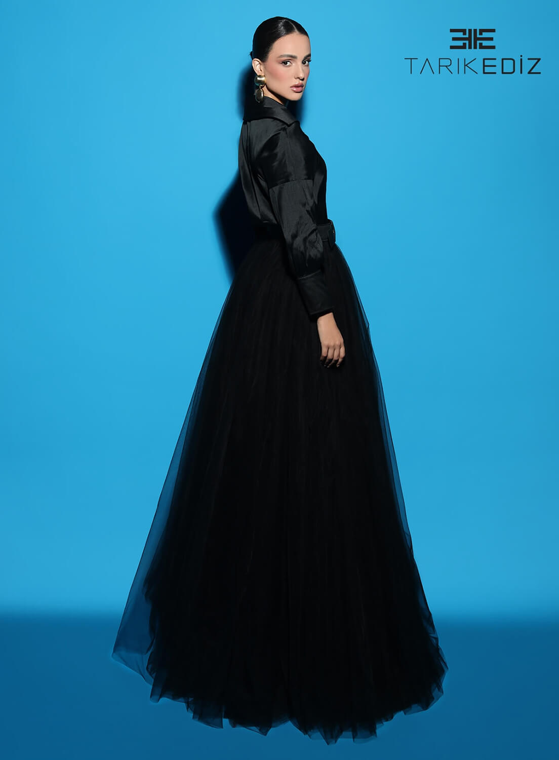 tarik ediz long sleeve dress 66382 RG2 by Tarik Ediz