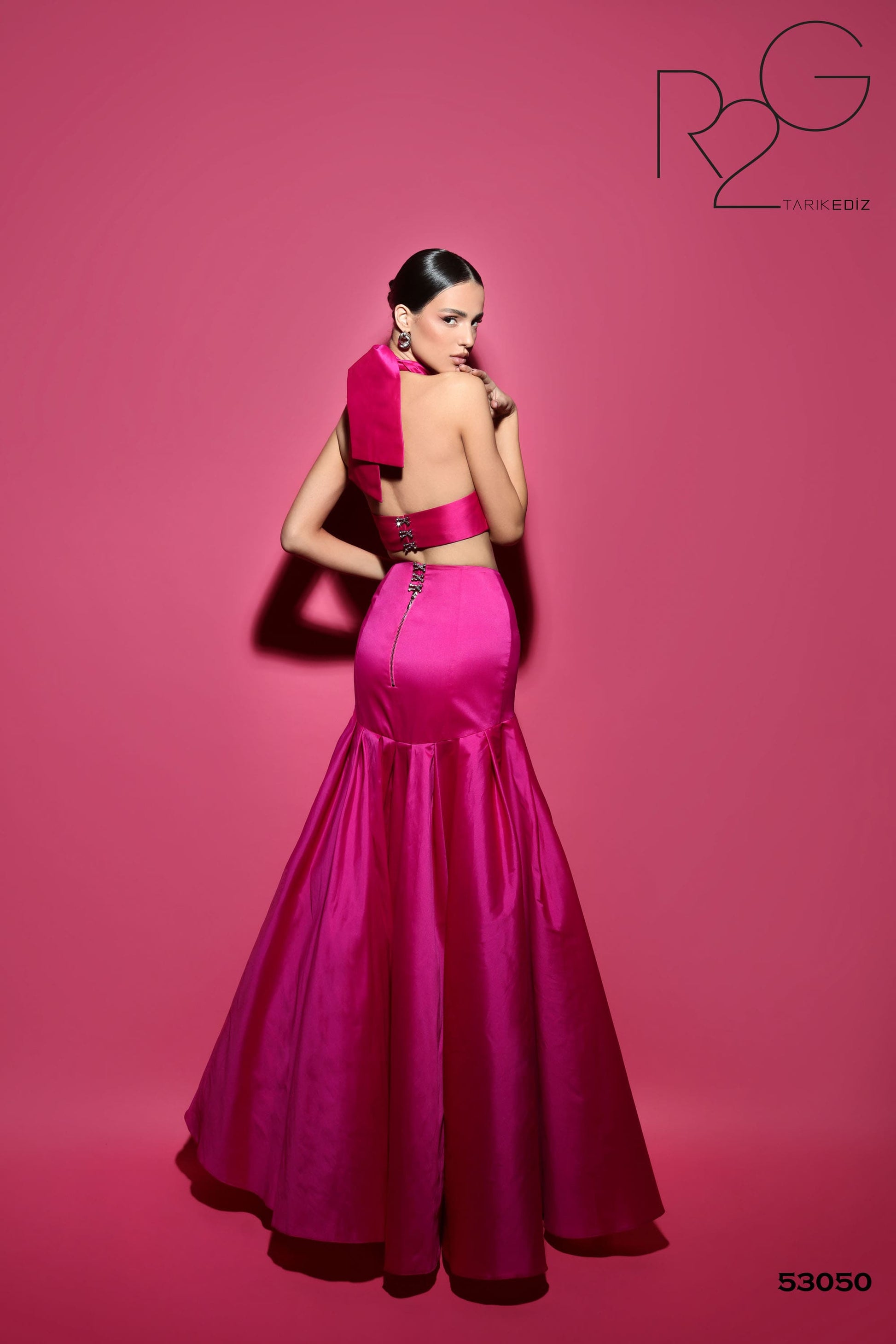 halter sweetheart neckline dress Fitted Halter Sweetheart Neckline Leg Slit Gown by Cinderella Divine CD796W