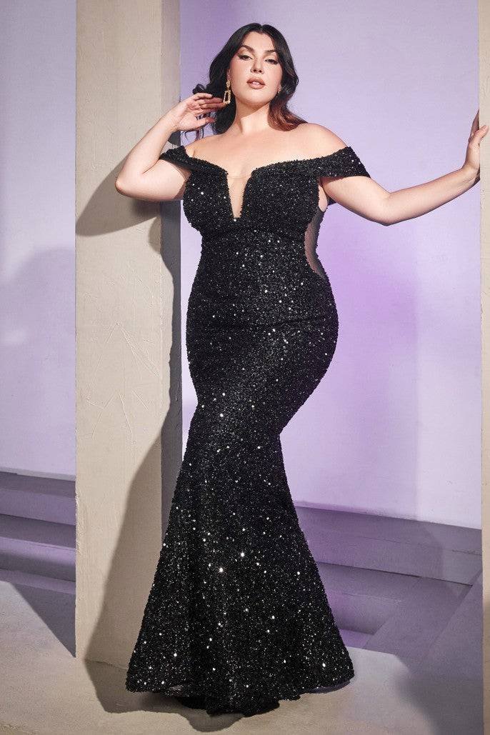 Cinderella Divine CD975 B Chic Fashions Long Dress Evening Gowns