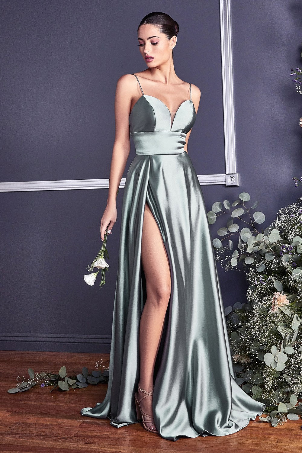 Cinderella Divine CJ523 B Chic Fashions Long Dress Evening Gowns